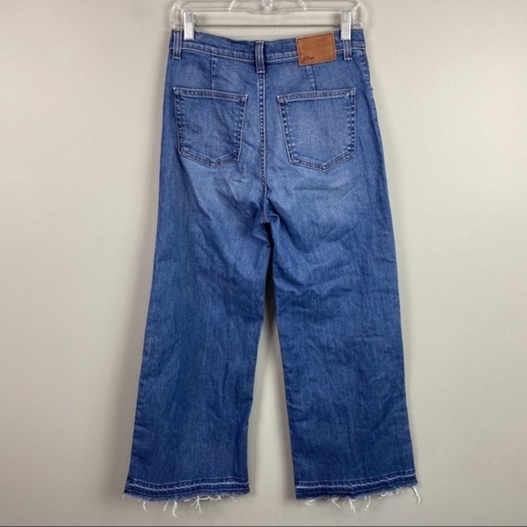 J Crew | Rayner Wide Leg High Rise Raw Hem | 27 - Picture 3 of 6